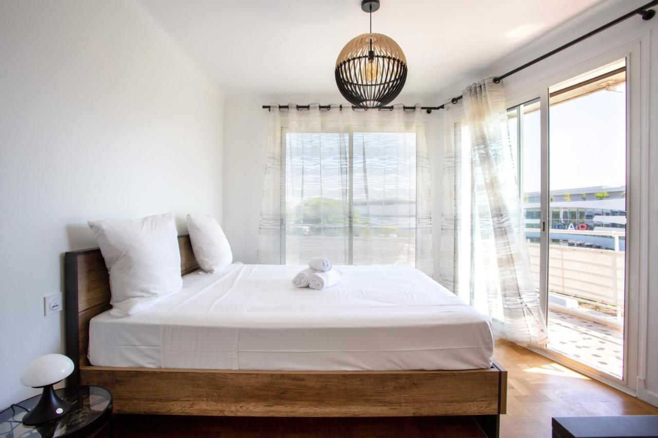 Apartment T2 Air-Conditioned Sea View Saint-Laurent-du-Var Exterior photo